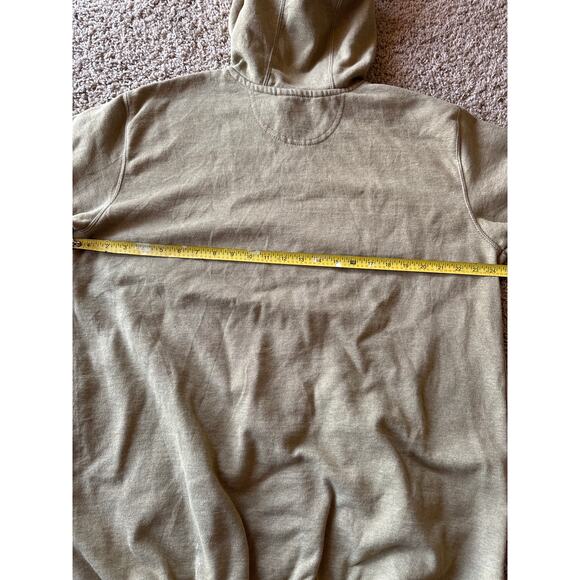 Carhartt Loose Fit L Tall Sage Green Hoodie Sweatshirt Sleeve Hit Logo - Picture 6 of 8